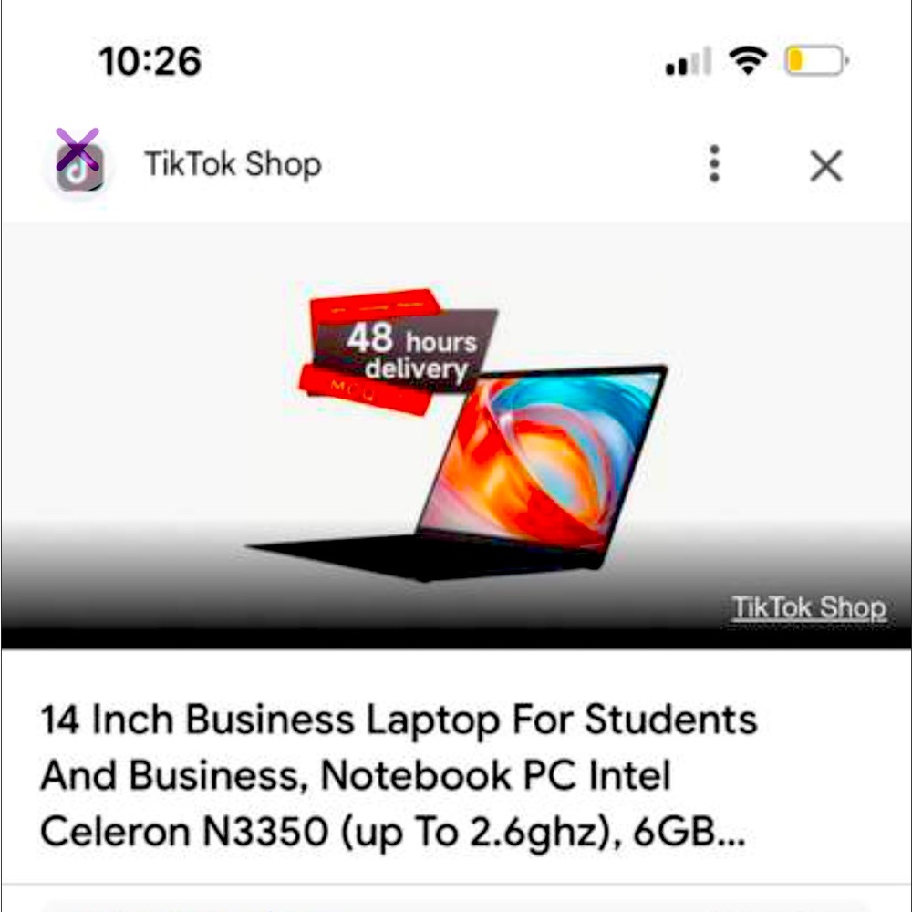 New 14”Laptop Intel Celeron
